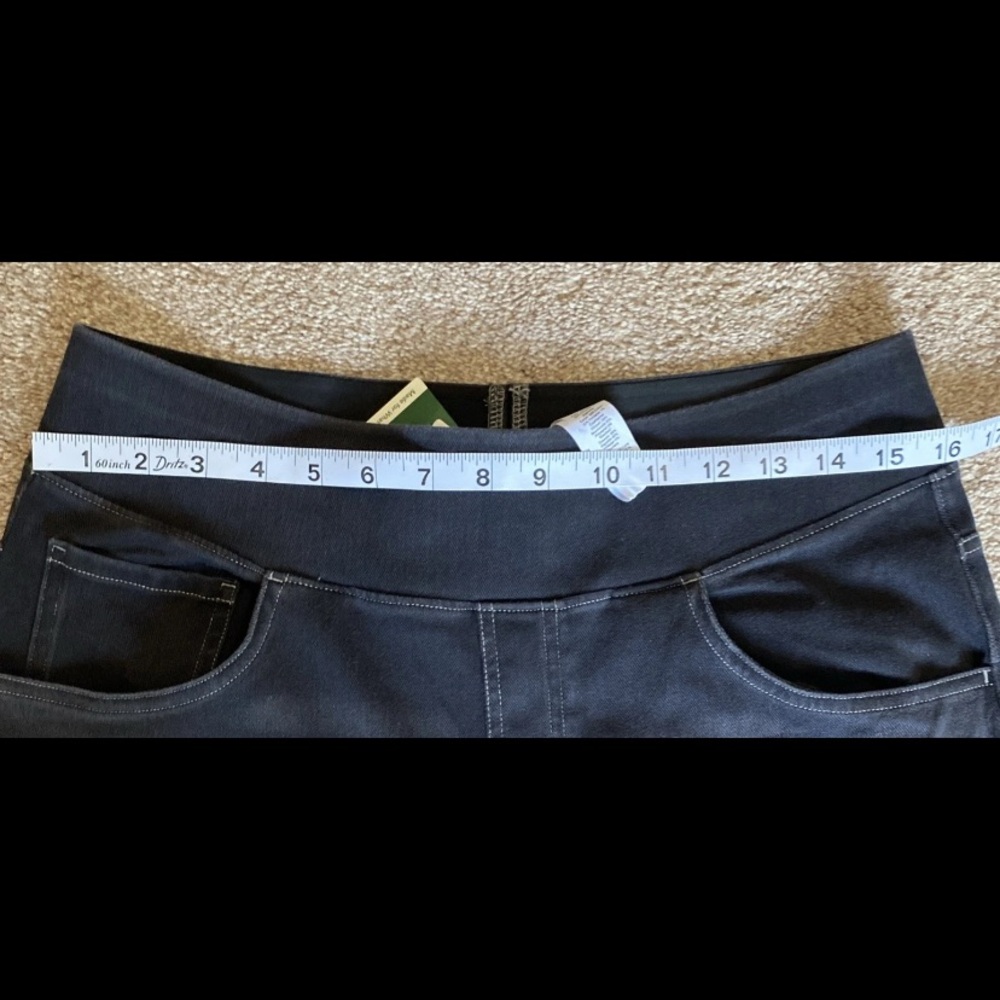 NWT Women’s Halara Flex Denim Jeans Wide Leg, 4-Way Stretch, Size L Black Wash - Picture 6 of 8